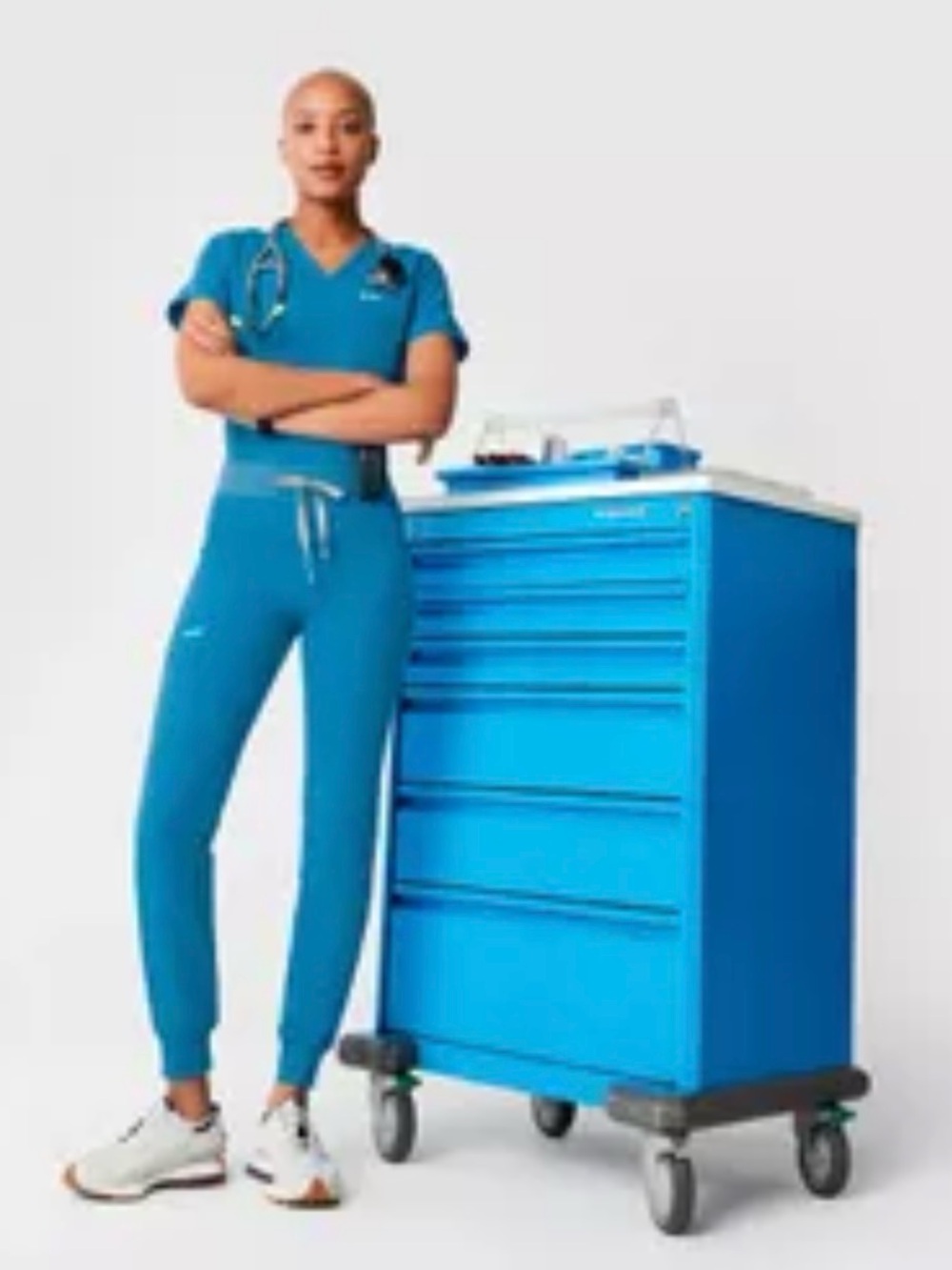 FIGS Extreme Blue Scrub set
